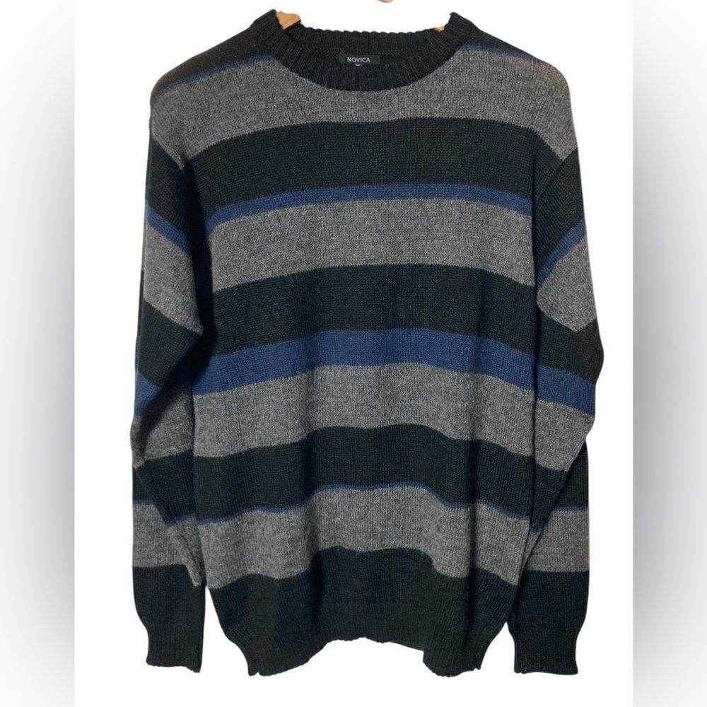 Novica Sweater Men’s Size L Soft Alpaca Blend